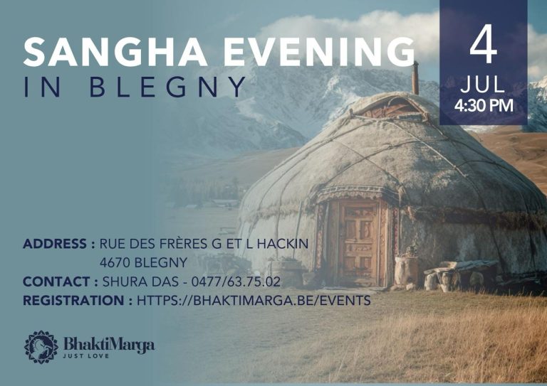 SANGHA EVENING IN BLEGNY